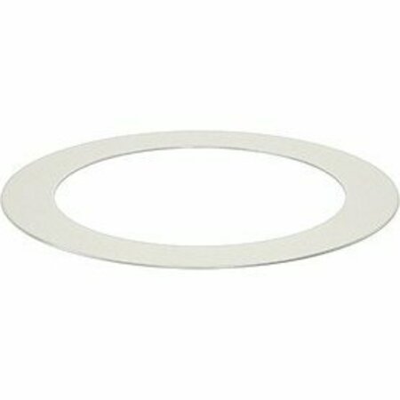 BSC PREFERRED 1008-1010 Carbon Steel Ring Shims 0.0080 Thick 1-3/8 ID, 10PK 3088A299